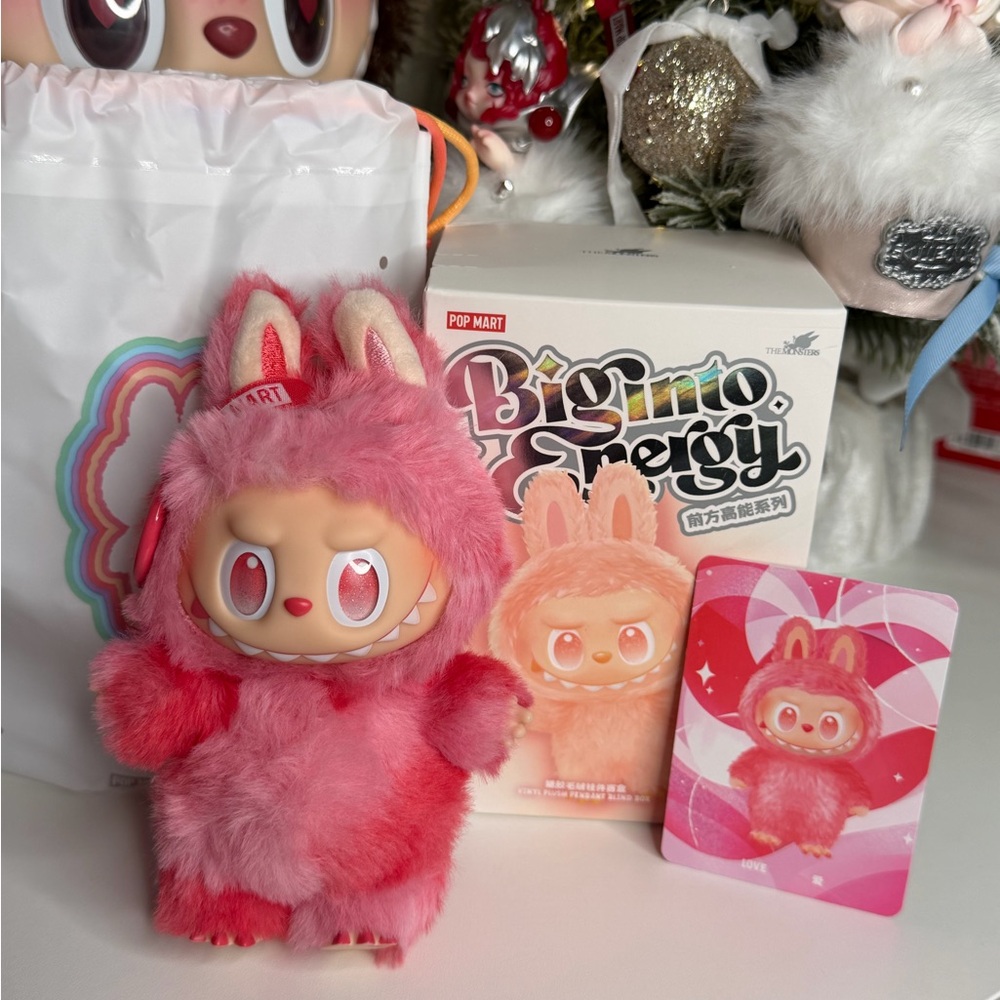 Authentic Big Into Energy Love Labubu From Pop Mart